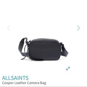 All Saints Cooper Leather Camera Bag